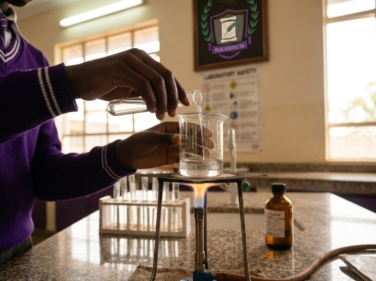 Science laboratory practical session
